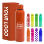 Custom logo Printing 20oz Single Wall Stainless Steel Small Mouth Water Bottle Portable Stainless Steel Drinking Bottle