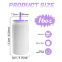 RTS US Warehouse 25pcs/ctn Sublimation Can Bottles 16oz Cups  Tumbler 16oz Glossy Can Cup case of Stainless Steel Tumblers
