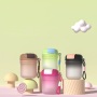 360ml Gradient Glass Cup Heat-Resistant Double Drink Straw Water Cup  Simple Coffee Mugs Portable Water Bottle With Tea Infuser
