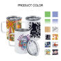 Wholesale 16oz Sublimation Travel Tumbler With Lid and Straw Handle Stainless Steel Sublimation Bulk Blank