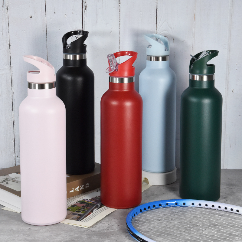 Quality Sports Gym Stainless Steel Water Bottle Eco-friendly 25oz Insulated Narrow Mouth Water Bottle with Custom logo