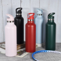 Quality Sports Gym Stainless Steel Water Bottle Eco-friendly 25oz Insulated Narrow Mouth Water Bottle with Custom logo