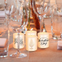 50PCS/CTN 10oz Frosted Clear Sublimation Blanks Small Tealight Glass Candle Jar With Wooden Lid US Warehouse Stocked
