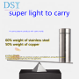 Wholesale Custom Exclusive Titanium Alloy Steel Vacuum Insulated Titanium Water Bottle for Camping Sports Travel Driving