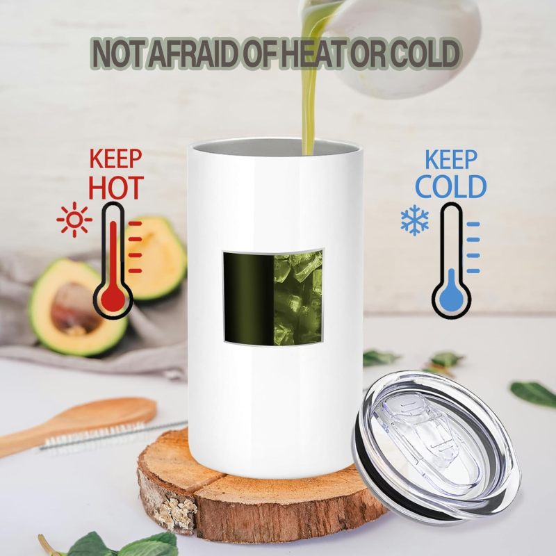 Free Shipping US Warehouse Sublimation 12oz Blanks Tumbler Stainless Steel Double Wall Vacuum Straight Tumblers Water Cups