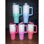 RTS USA Warehouse Stocked 40oz Sublimation Ombre Gradient Color Tumbler Mugs Water Bottle With Handle  20pcs/ctn