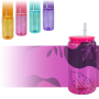 RTS Stocked 25PCS/CTN Sublimation Glass Cans 16oz Colored Borosilicate Coffee Cup Mug Water Tumbler Dinking Glasses