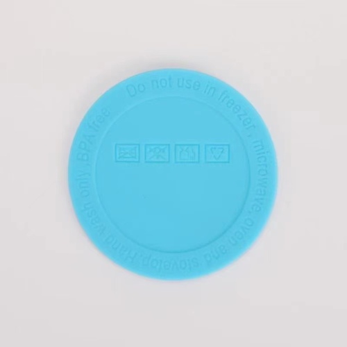 Wholesale 10oz 20oz 30oz Round Non-slip Self-adhesive Silicone Rubber Bottom Mat coaster for Skinny Tumblers