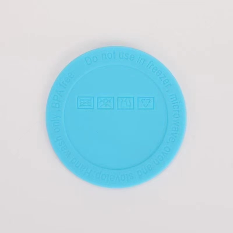 Wholesale 10oz 20oz 30oz Round Non-slip Self-adhesive Silicone Rubber Bottom Mat coaster for Skinny Tumblers