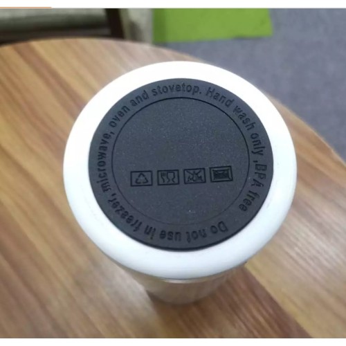 Wholesale 10oz 20oz 30oz Round Non-slip Self-adhesive Silicone Rubber Bottom Mat coaster for Skinny Tumblers