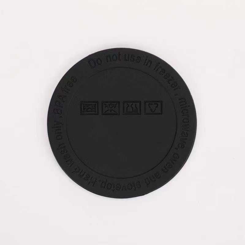 Wholesale 10oz 20oz 30oz Round Non-slip Self-adhesive Silicone Rubber Bottom Mat coaster for Skinny Tumblers