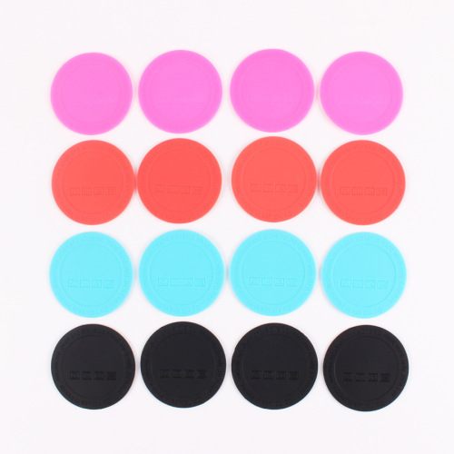 Wholesale 10oz 20oz 30oz Round Non-slip Self-adhesive Silicone Rubber Bottom Mat coaster for Skinny Tumblers
