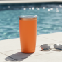 Powder Coated 20oz Copper Underneath Tumbler Stainless Steel Copper 20oz Coffee Mugs Powder Coated 20oz Copper Underneath