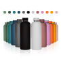 Custom 500ml Candy Colors Double Wall Stainless Steel Sport Water Bottle Girls Office Tumblers Cola Water Bottles