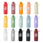 Custom 500ml Candy Colors Double Wall Stainless Steel Sport Water Bottle Girls Office Tumblers Cola Water Bottles