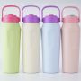 Custom logo 32oz 304 Stainless Steel Vacuum Water Bottle with New Handle Lid Outdoor Sports Flask Large Capacity