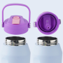 Custom logo 32oz 304 Stainless Steel Vacuum Water Bottle with New Handle Lid Outdoor Sports Flask Large Capacity