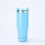 Custom Logo 30oz 304 Stainless Steel Vacuum Powder Coating Speaker Tumbler Wireless Travel Mug Water Bottle with Lids