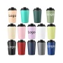 Wholesale 12oz SS304 Classic Design Stainless Steel Vacuum Reusable Coffee Cup Thermal Beer Travel Mug Customised Logo for Gift