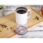 USA RTS High Quality 16oz DIY Sublimation Insulated Stainless Steel White Sublimation Tea Coffee Mugs with Handle 25PCS