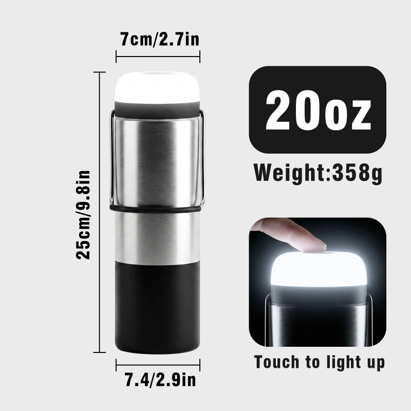 Update New Double Wall Stainless Steel Vacuum Flask Insulated Smart Water Bottle With Led  20 oz Digital Vacuum Flask Insulated
