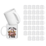 DSY China Warehouse Stock 36pcs/ctn 11oz Sublimation Ceramic Mug White Sublimation Coffee Mug in Individual Box