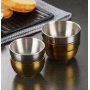 Korean Style Mini Cup Shot Glass 304 Stainless Steel Tumblers Shot Glasses Whiskey Cocktail Small Drinking Cup