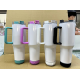 US Warehouse in Stock 40oz Sublimation Handle Speaker Tumbler Without Rim Vacuum Speaker Music Tumbler Mug 15pcs/ctn