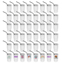 RTS USA Warehouse 48pcs/ctn 3oz Sublimation All White Double Wall Stainless Steel Mini Shot Glasses Tumbler with Metal Straw