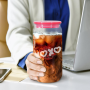 China RTS 16oz Plastic Cup BPA-Free Plastic Single Wall Clear Tumbler Reusable Coffee Cup with Straw Colorful Lids for Drinking