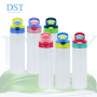 Totally Straight 304 Stainless Steel 12oz 20oz Insulated Sublimation Blanks Kids Girl Sippy Water Bottle with Colorful Top
