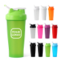Workout 600ml Custom Logo Plastic Blenders Protein Shaker Bottle GYM Powder Blank Cup Shaker Bottles Shaker Cups Custom