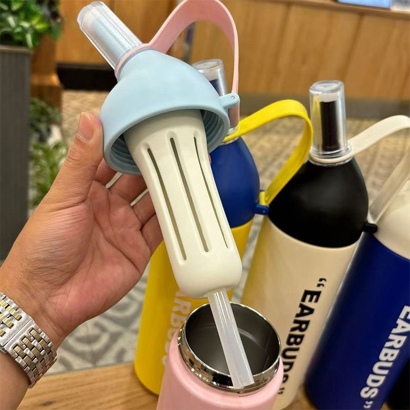 600ml 800ml Double Wall Stainless Steel Insulated Sports Water Bottle Outdoor Tumbler Powder Coated for Custom Logo Printing