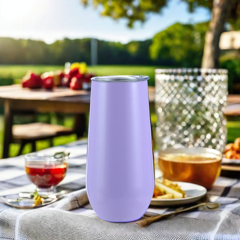 Wholesale 16 Colors champagne Wine Mugs 6oz 180ml Stainless Steel Insulated 304SUS Egg Shape Colored Wine Glasses Mug with Lid