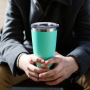 20oz Stainless Steel Tumbler Custom Logo Double Wall Vacuum Insulated Travel Mug With Personal Style for Coffee Drinkware