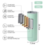 Sublimation Colored 20oz Straight Colored Stainless Steel Blank Sublimation Tumblers 20oz Vacuum Tumbler With Straw