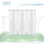 Factory Wholesales Sublimation Blank 20oz Straight Glossy Matte White Silver Glitter Skinny Sublimation Tumbler With Lid