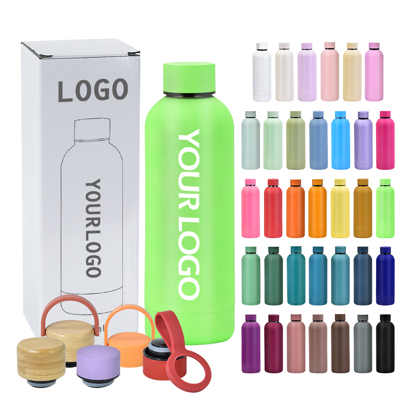 Customization High Quality 500ml Gift Stainless Steel Sport Flask Double-Walled Vacuum Insulated Water Bottle Hot Thermal
