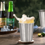 Factory Economic Single Wall Stainless Steel Cup Fashion Beer Mug  7 in 1 Set Tumblers Travel Mugs Camping Cup