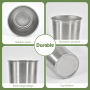 Factory Economic Single Wall Stainless Steel Cup Fashion Beer Mug  7 in 1 Set Tumblers Travel Mugs Camping Cup