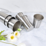 Factory Economic Single Wall Stainless Steel Cup Fashion Beer Mug  7 in 1 Set Tumblers Travel Mugs Camping Cup