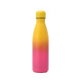 Gym Sport Style 500ml Powder Coated Gradient Finished Drinking Cola Bottle Stainless Steel Custom Cola Shaped Water Bottles