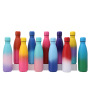 Gym Sport Style 500ml Powder Coated Gradient Finished Drinking Cola Bottle Stainless Steel Custom Cola Shaped Water Bottles