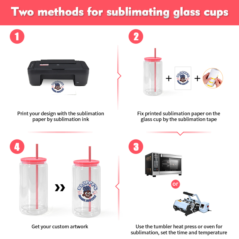 RTS US Warehouse Pre -Drilled Blank 16oz Double Wall Beer Glass Can with Plastic Lid and Straws for Snow Globe Glitter 25pcs/ctn