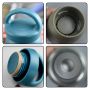 350ml 500ml Powder Coated Double Wall Stainless Steel Outdoor Tumbler Kids Student Vacuum Thermal Water Bottles Flask