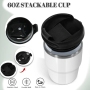 30PCS/CTN RTS 6oz Sublimation Stainless Steel Coffee Mugs Mini Cups Inside with Enamel Coating Heat Printing