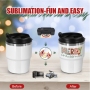 30PCS/CTN RTS 6oz Sublimation Stainless Steel Coffee Mugs Mini Cups Inside with Enamel Coating Heat Printing