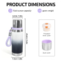 Custom Insulated Water Bottle with Cup 22oz Stainless Steel Vacuum Thermoses Flasks Coffee Tumbler Water Bottle Business Gift