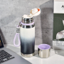 Custom Insulated Water Bottle with Cup 22oz Stainless Steel Vacuum Thermoses Flasks Coffee Tumbler Water Bottle Business Gift