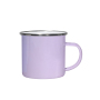 Custom Multiple Color Coffee Cup 12oz Colorful Metal Enamel Mug with Handle Enamel Mug